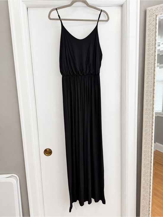 Lush Dresses & Skirts - Lush Black Spaghetti-Strap Maxi Dress